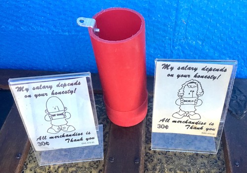 Tom honesty box display - tom's,